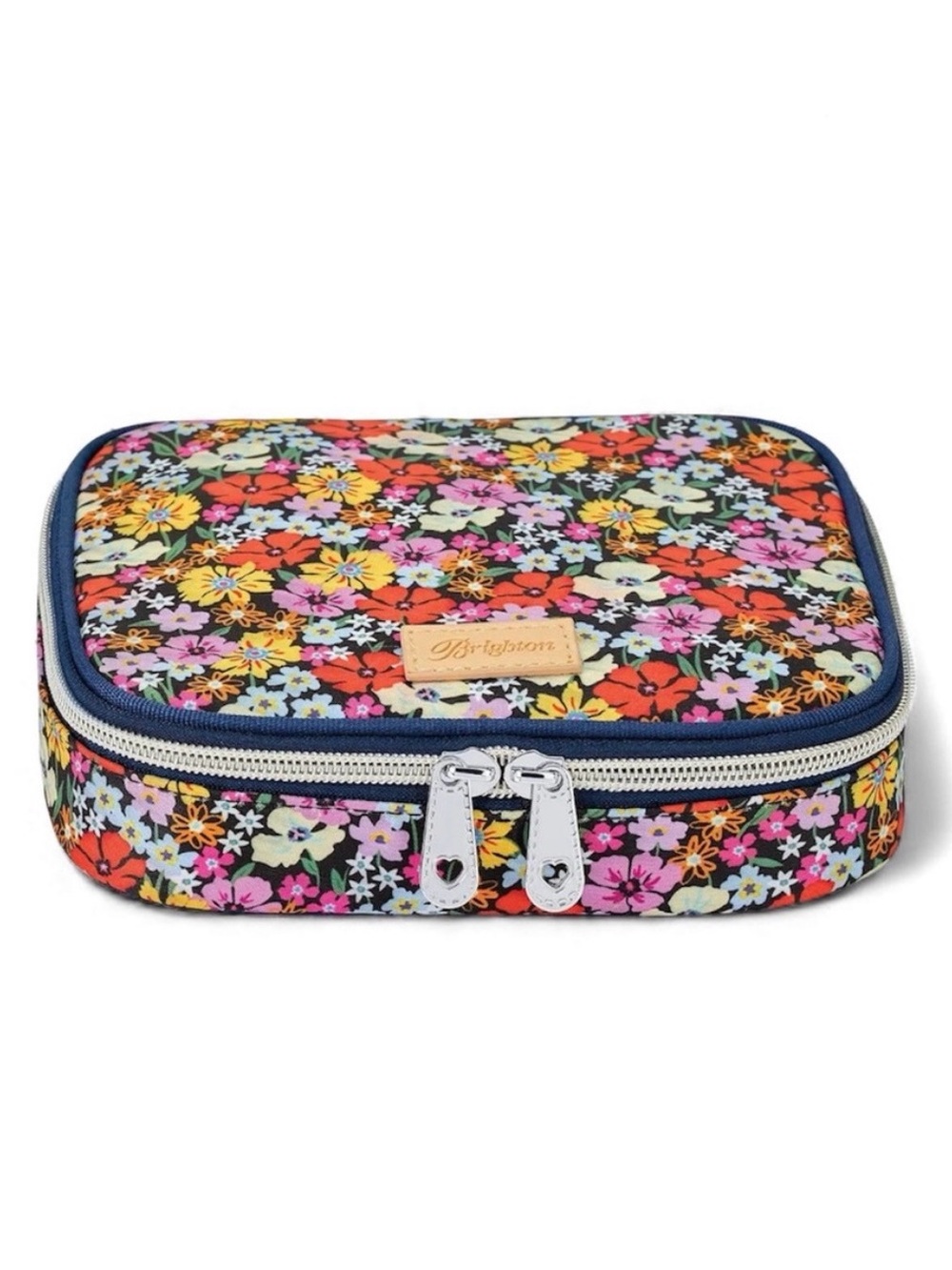 Brighton “Painted Poppies” Travel Jewelry Case
